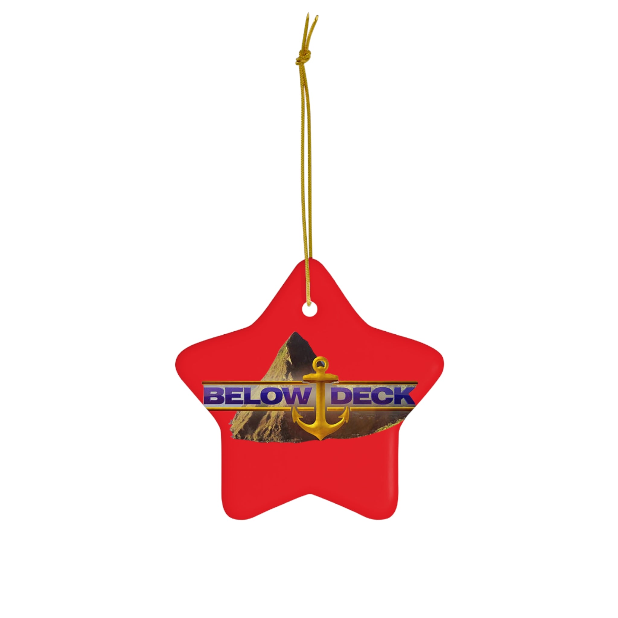 Below Deck- Ceramic Ornament, 4 Shapes - Creations by Chris and Carlos